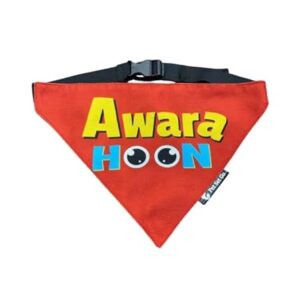 Always Bhooka Printed Dog Bandana Scarf | (S)
