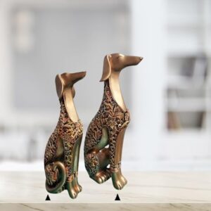 Dog Pair Sitting Showpiece