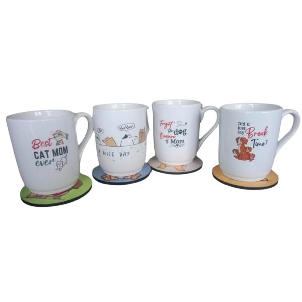 Dog & Cat-Themed Coffee Mugs
