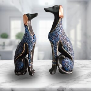 Dog Pair Sitting Showpiece